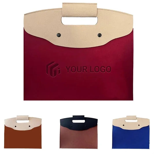 Multi functional customizable gift felt handbag tote bag