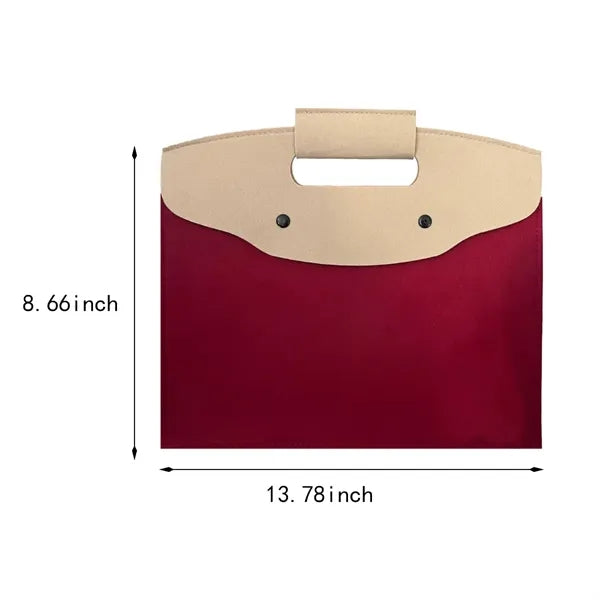 Multi functional customizable gift felt handbag tote bag