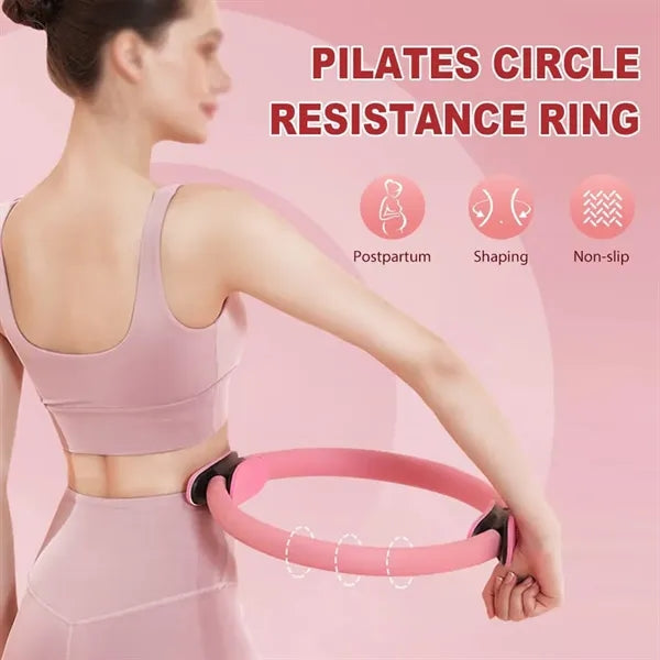 Portable home gym exercise fitness trainer yoga pilates ring