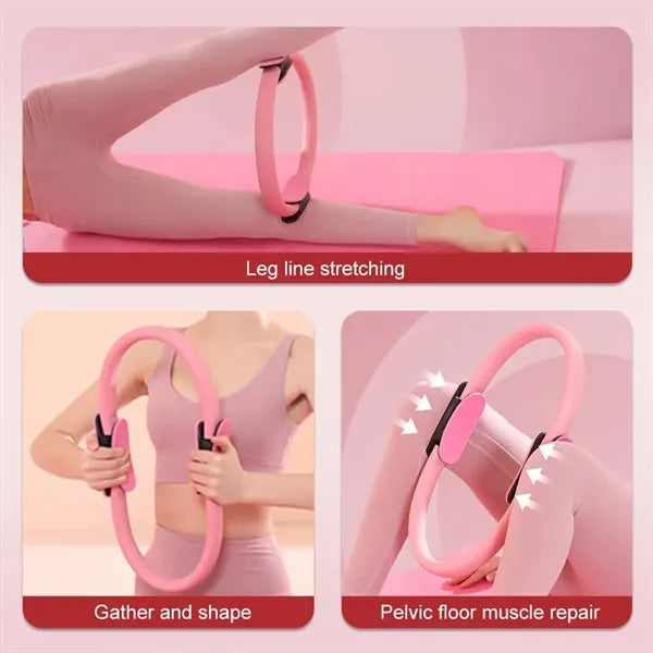 Portable home gym exercise fitness trainer yoga pilates ring