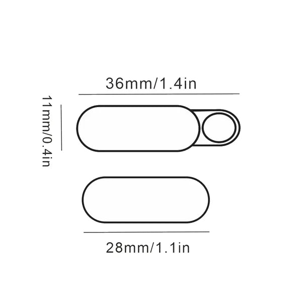 Camera Cover Slide for Computers and Mobile Devices
