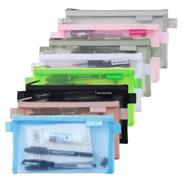Nylon Mesh Pencil Pouch