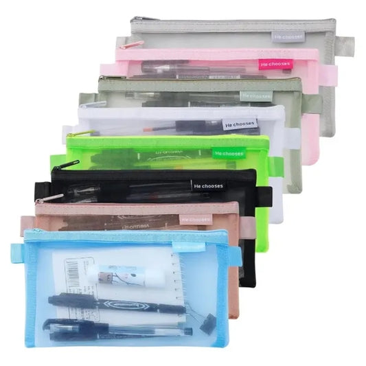 Nylon Mesh Pencil Pouch