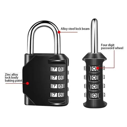 4 Digit Combination Padlock