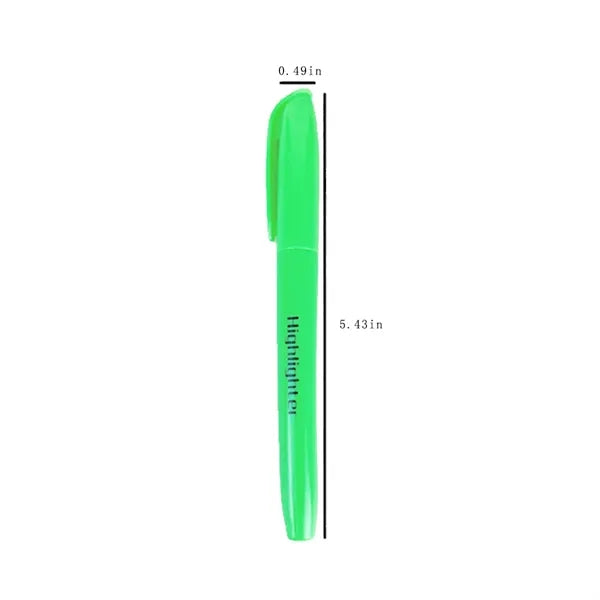 Assorted Colors Highlighters Chisel Tips For School Supplies