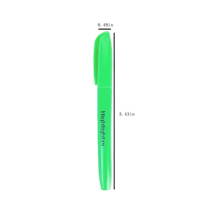 Assorted Colors Highlighters Chisel Tips For School Supplies