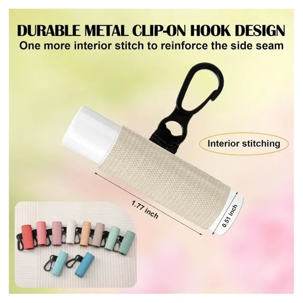 Lipstick Balm Holder Keychain