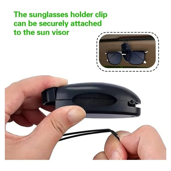 Car Sun Visor Sunglasses Storage Clip