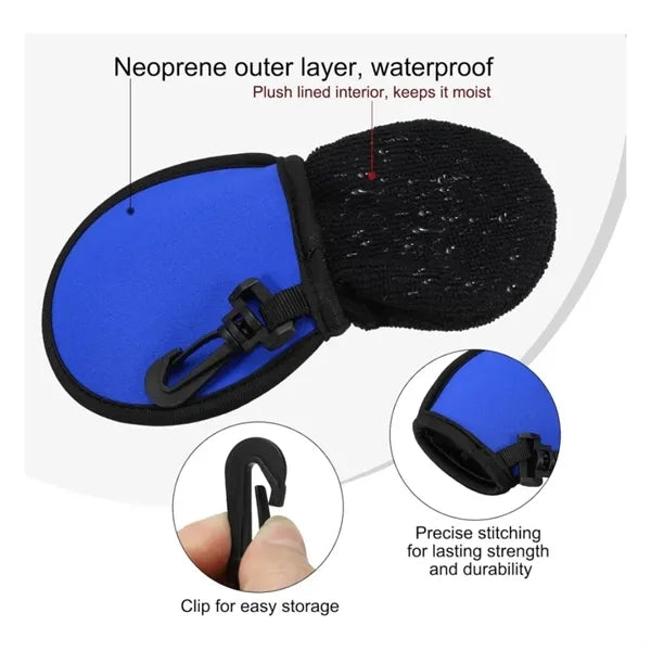 Portable Golf Balls Cleaner Pocket Bag