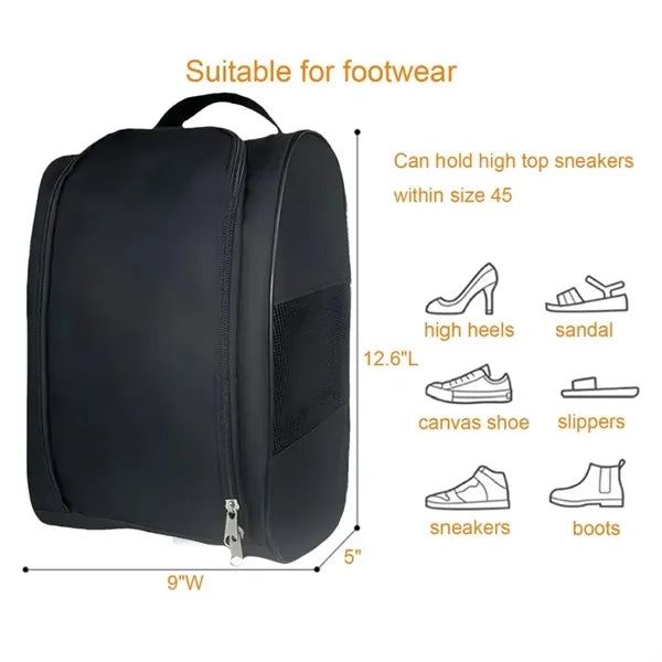 Outdoor Waterproof Mesh Golf Shoe Bags