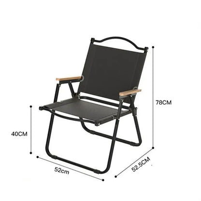 Portable Folding Camping Chair with Backrest Lightweight