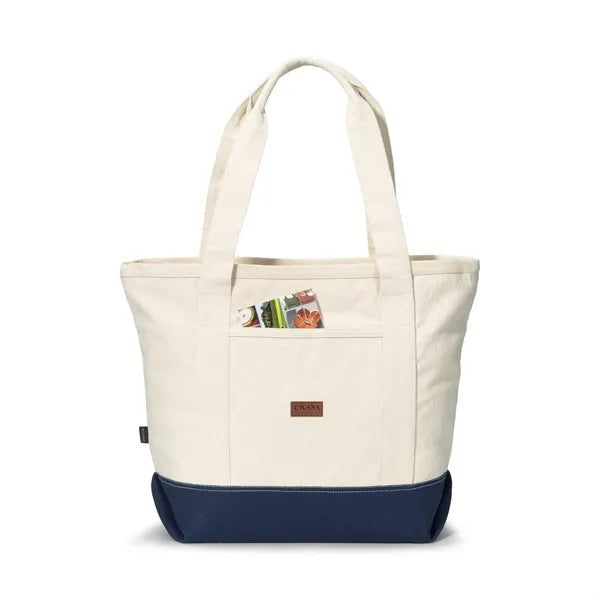 Newport Cotton Zippered Tote