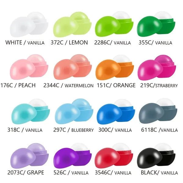 Round Ball Shape Lip Balm