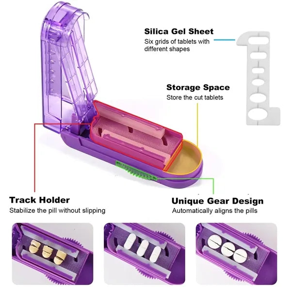 Multiple Pill Cutter Splitter