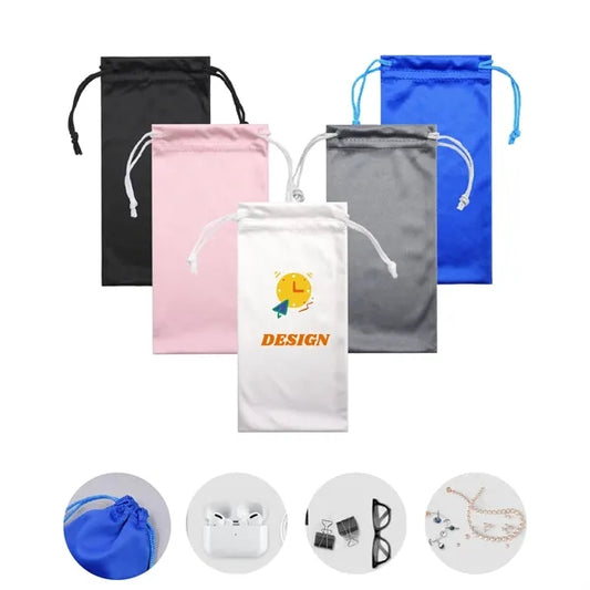 MOQ 20 pcs Drawstring Sunglass Pouch
