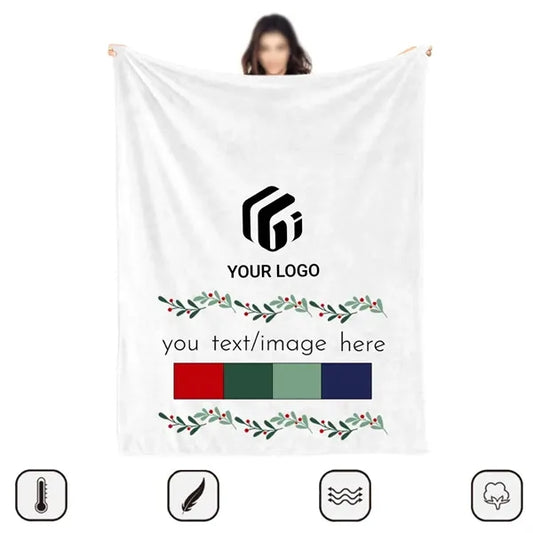 Room decor customizable breathable soft winter warm blanket