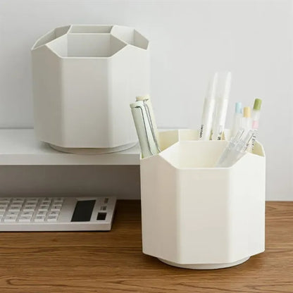 Multifunction Rotated Pen Holders 5 Slot Desk Organizers