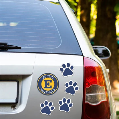 2 in1 Circle Car Magnet with 4 Paw Prints