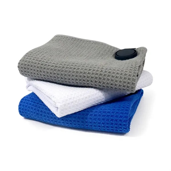Microfiber Golf Cleaning Towels with Carabiner Clip