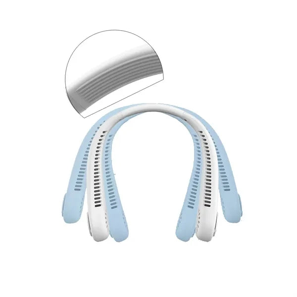 Outdoor Mini Neck Hanging Fans Leafless Silent Cooling Fans