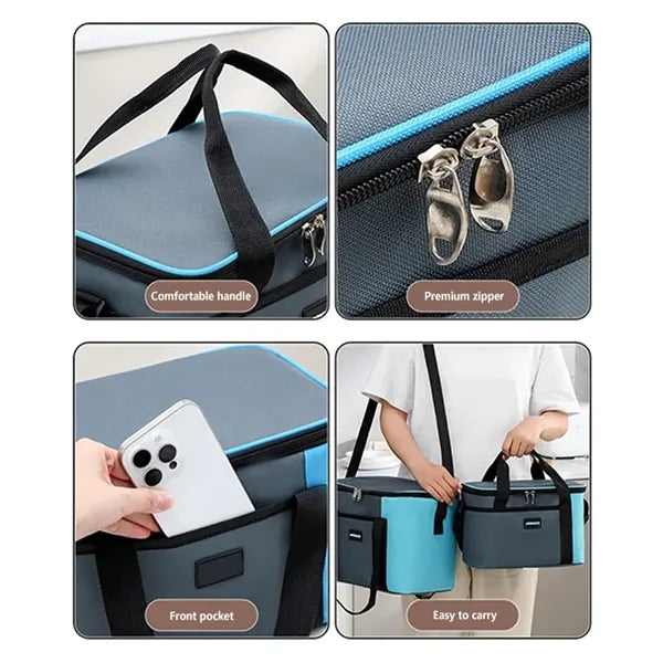 Insulated Outdoor Picnic Cooler Tote Bag