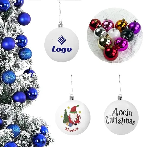 Custom Plastic Christmas Tree Balls Christmas Ornaments