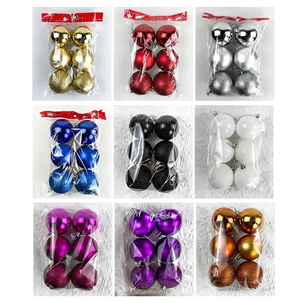Custom Plastic Christmas Tree Balls Christmas Ornaments