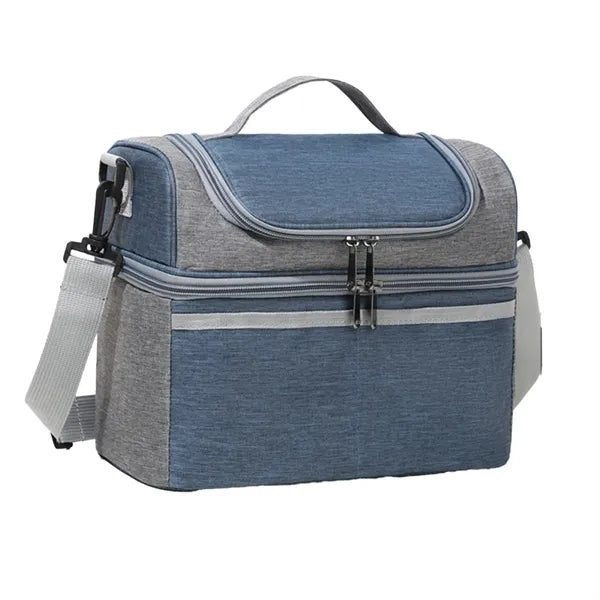Double Layer Leakproof Insulated Refrigerated Box Tote Bag