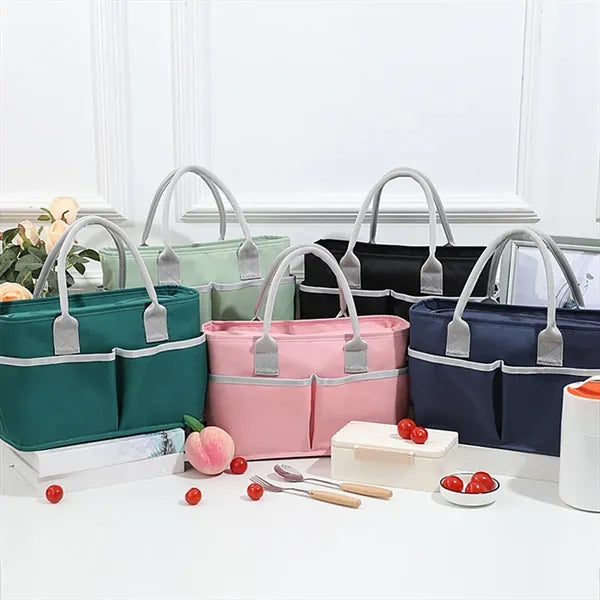 School Leakproof Insulated Refrigerated Lunch Box Tote Bag
