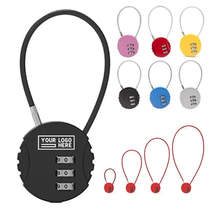 Simple Bicycle Ring Key Lock Anti-Theft Steel Cable