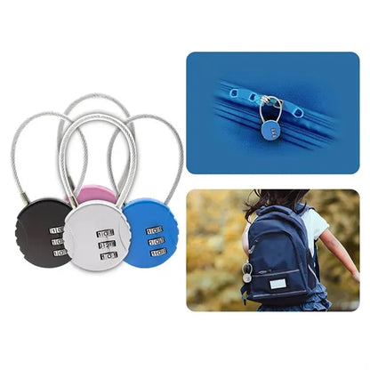 Simple Bicycle Ring Key Lock Anti-Theft Steel Cable