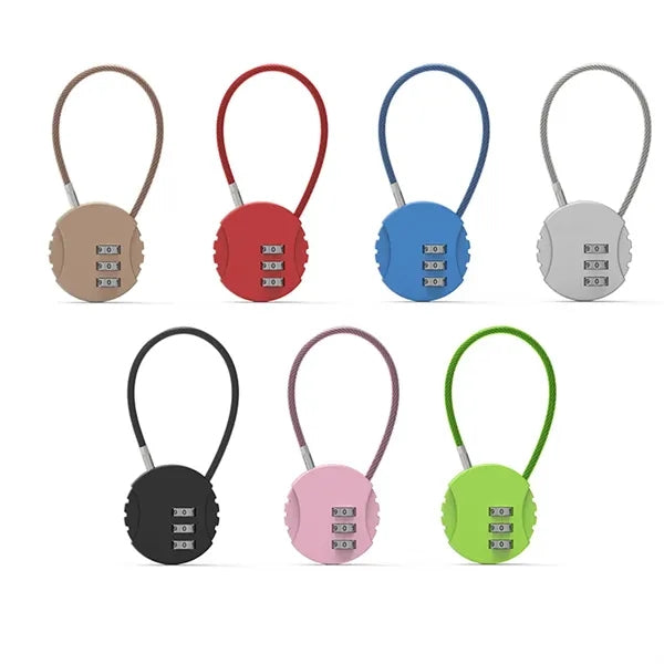 Simple Bicycle Ring Key Lock Anti-Theft Steel Cable