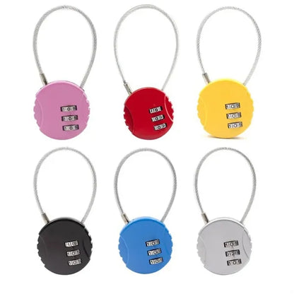 Simple Bicycle Ring Key Lock Anti-Theft Steel Cable