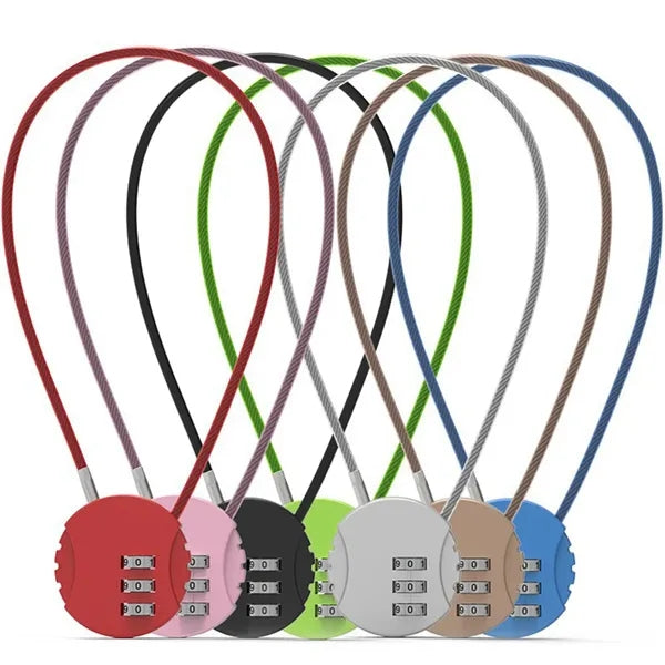 Simple Bicycle Ring Key Lock Anti-Theft Steel Cable