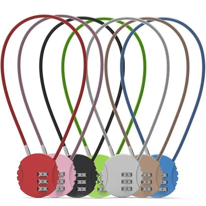 Simple Bicycle Ring Key Lock Anti-Theft Steel Cable