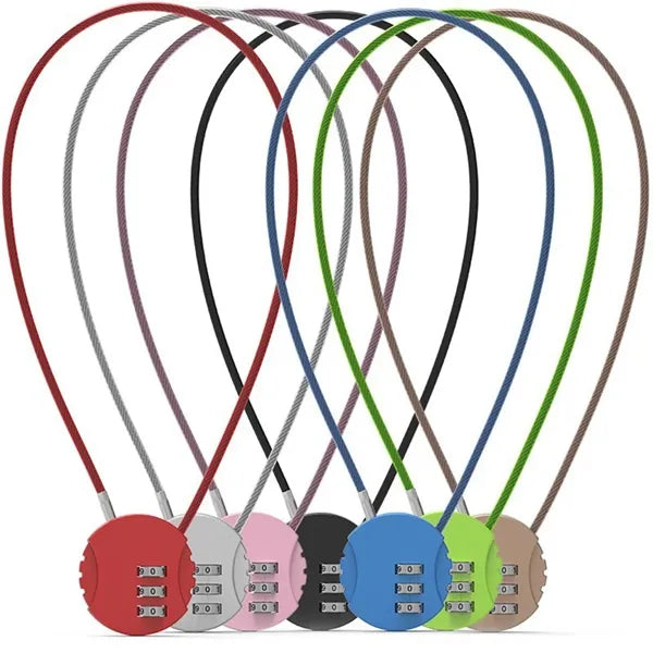Simple Bicycle Ring Key Lock Anti-Theft Steel Cable