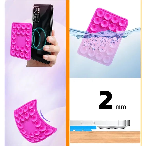 Silicone Suction-Cup Phone Mount