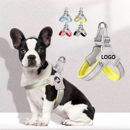 Custom Reflective Dog Harness Y Style Fit