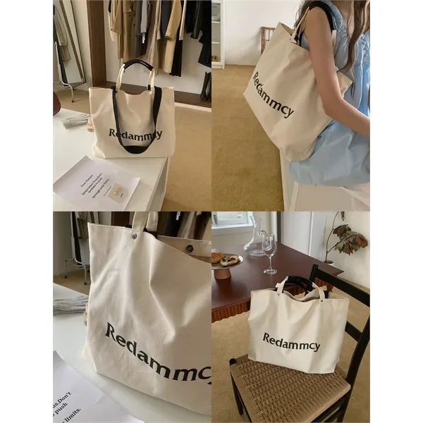 Double-Handled Canvas Tote Bag