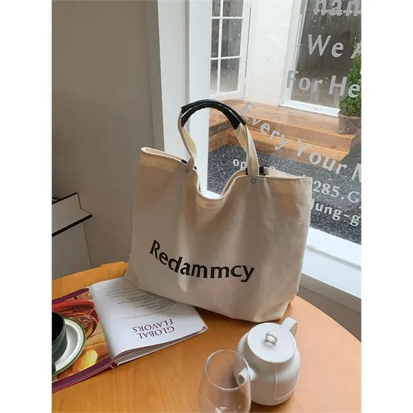 Double-Handled Canvas Tote Bag
