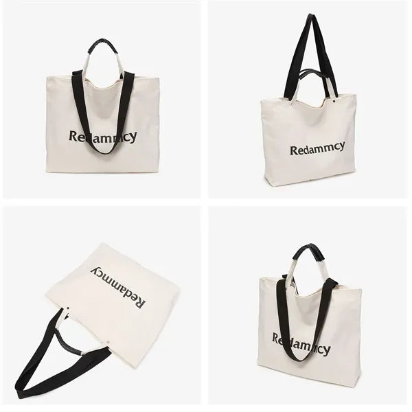 Double-Handled Canvas Tote Bag