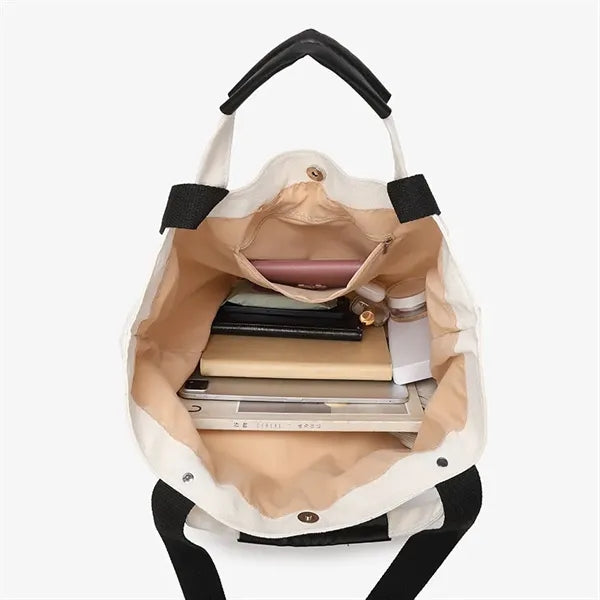 Double-Handled Canvas Tote Bag