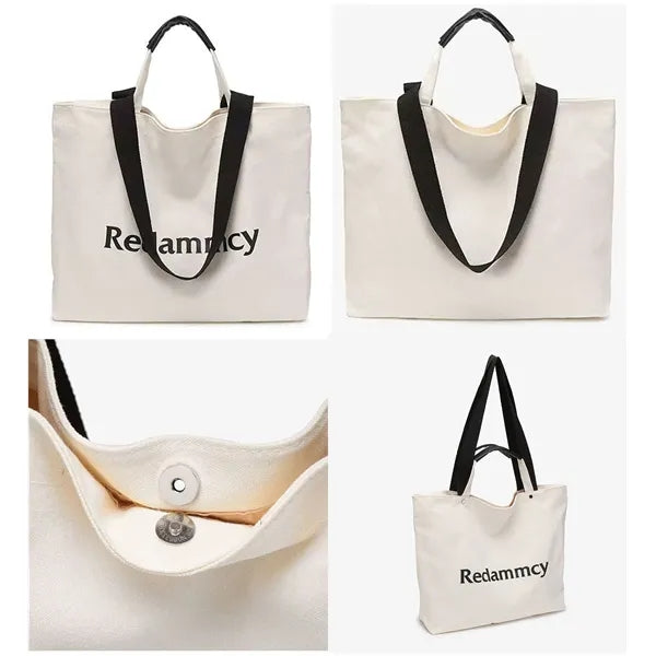 Double-Handled Canvas Tote Bag