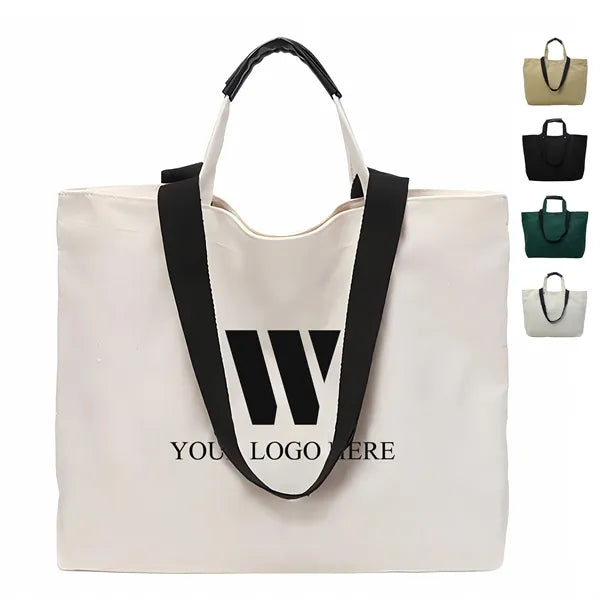 Double-Handled Canvas Tote Bag