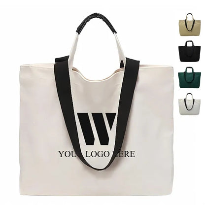 Double-Handled Canvas Tote Bag