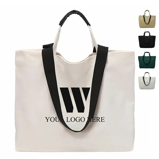 Double-Handled Canvas Tote Bag