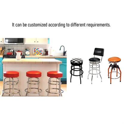 1950s Swivel American Style Designed Bar Stools