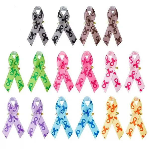 Custom Awareness Ribbon Pins Breast Cancer