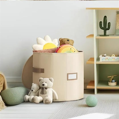 Cylindrical Shoe Storage Organizer with Removable Dividers