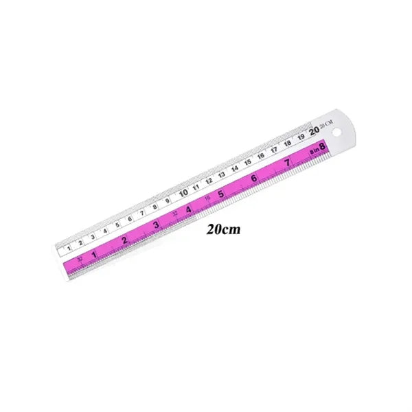 Custom Aluminum Dual Scale Ruler for School Office Use